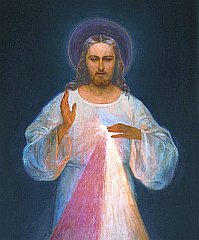Divine Mercy - Painting by Kazimirowski Eugeniusz