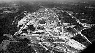 Aerial view of the Y-12 facility in 1947 Aerial view of the Y-12 facility in 1947