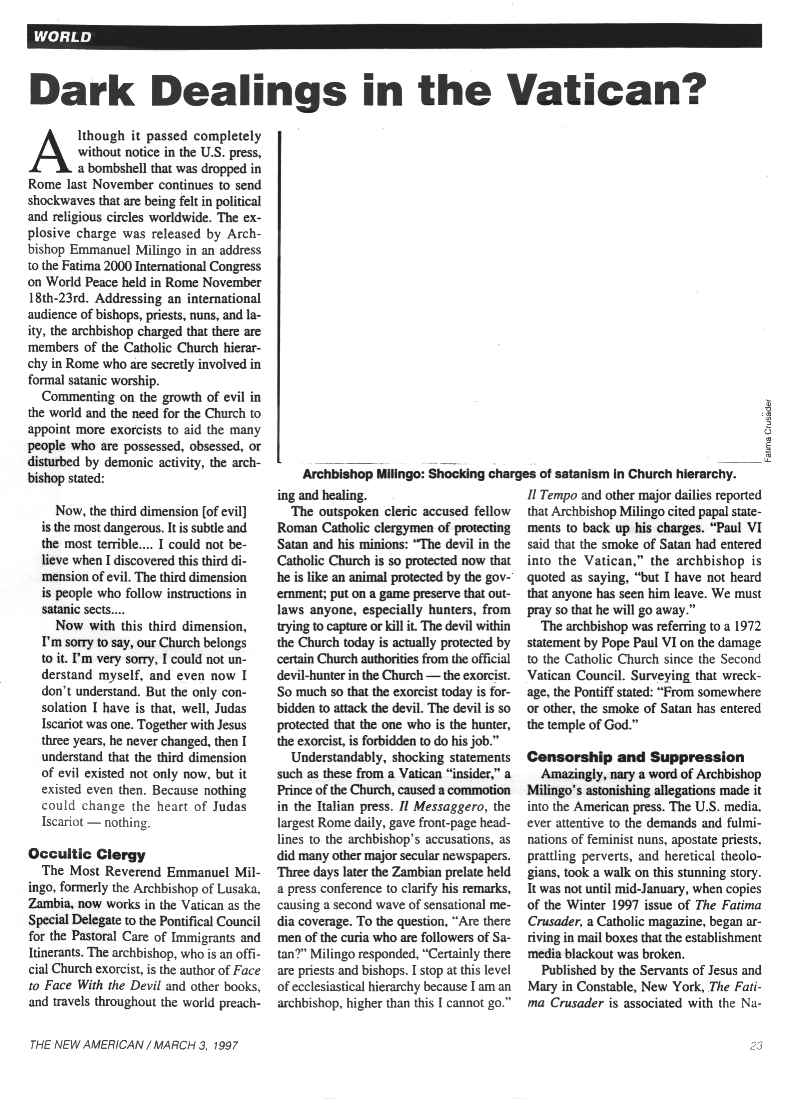 Image: Dark Dealings in the Vatican - Page 1